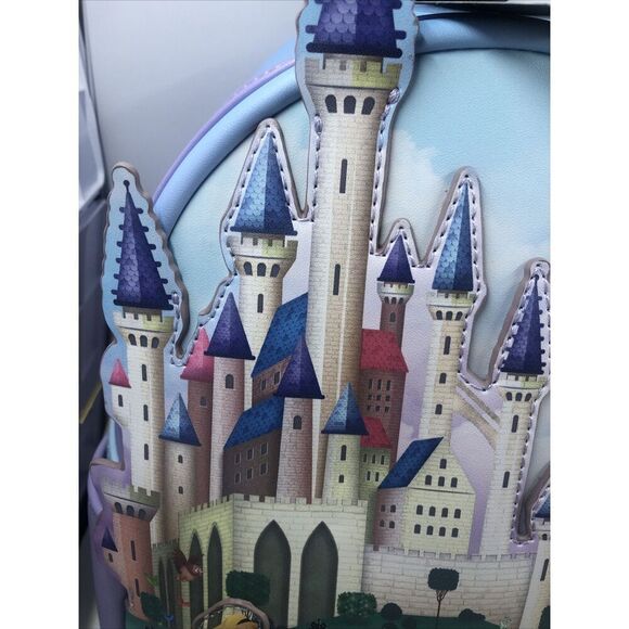 Sleeping Beauty Loungefly Princess Castle Series  Mini Backpack Multicolor - Picture 3 of 16